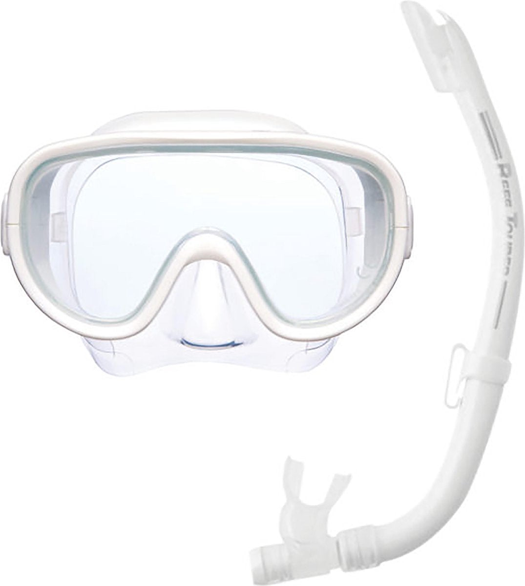 ReefTourer Snorkelmasker Duikbril Snorkelset RC-0105- wit