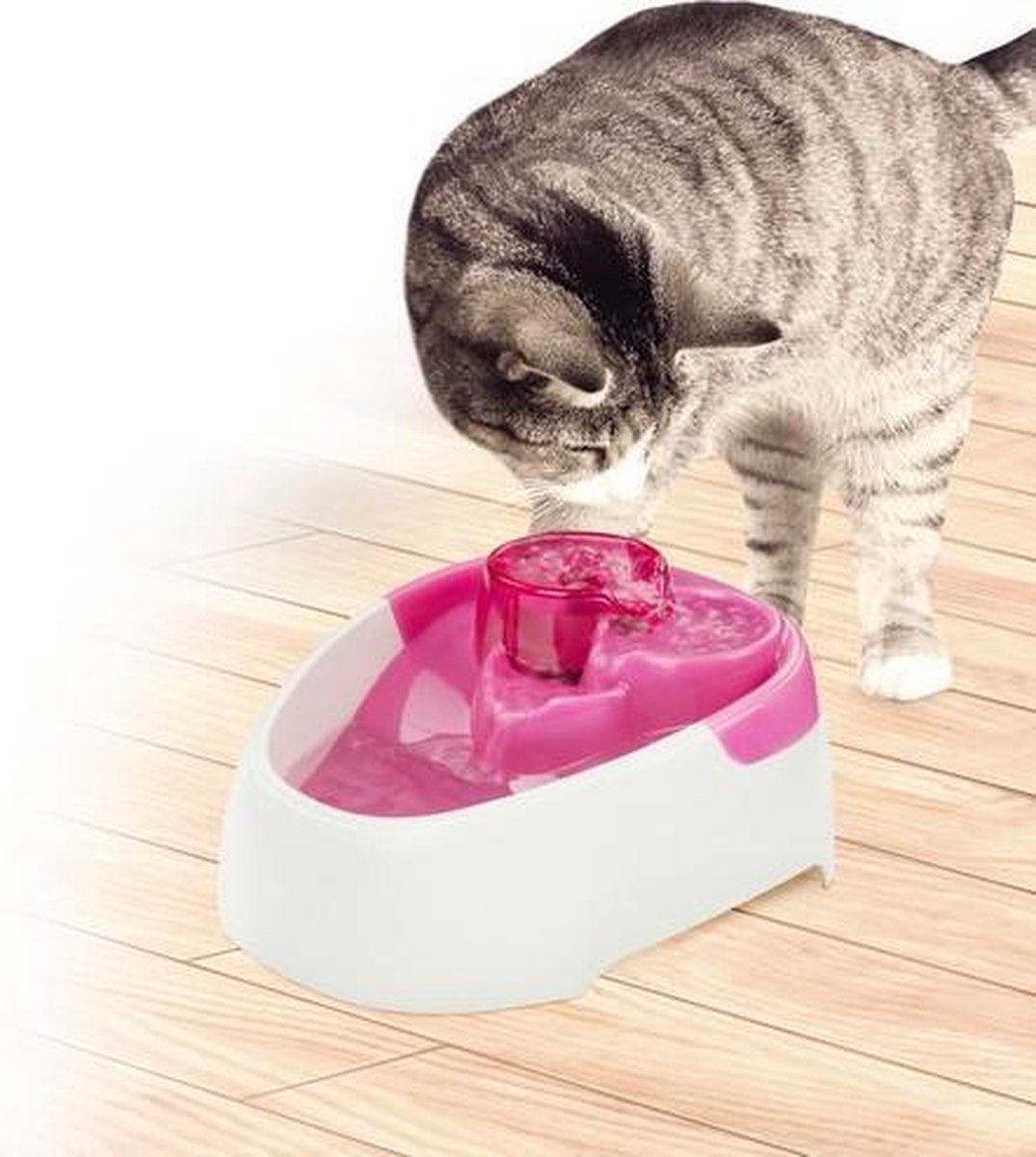 AFP - Waterfontein voor katten - Drink fontein met stromend water! - Laag stroom verbruik - 1Liter - Drink fontein waterfontein voor katten