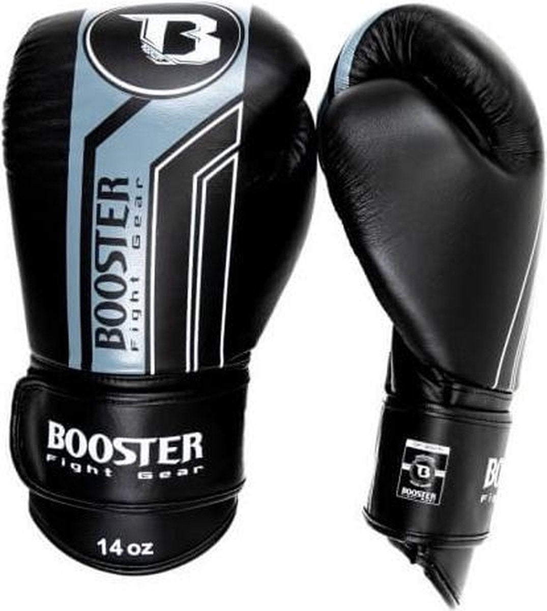 Booster Fightgear - bokshandschoenen - BGL V9 - Zwart/Grijs - 14oz
