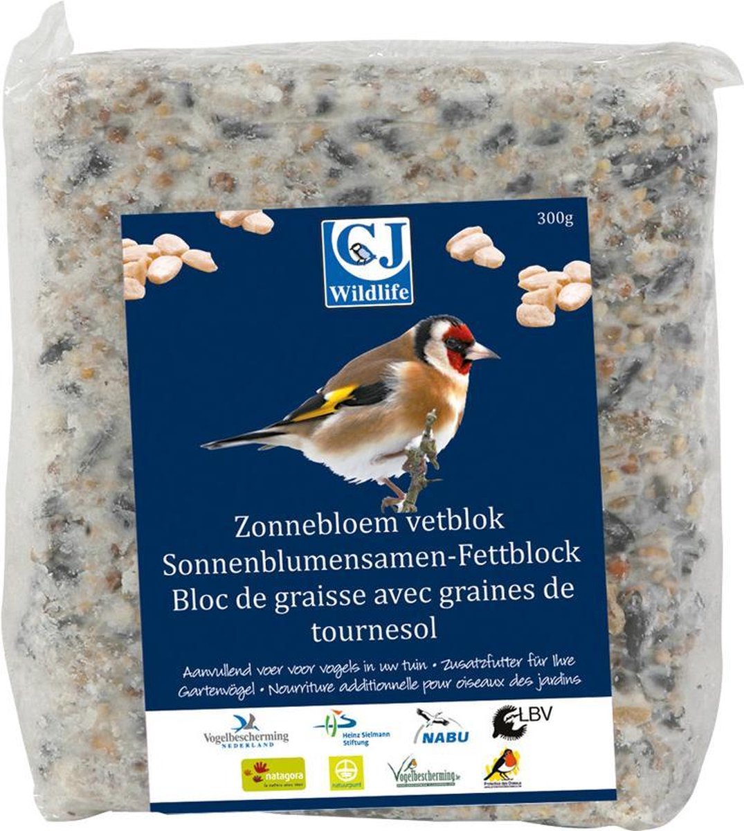 Vogelbescherming Zonnebloemvetblok