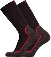 Uphillsport Sportsokken Suomu Merinowol Zwart/grijs/rood Mt 35-38