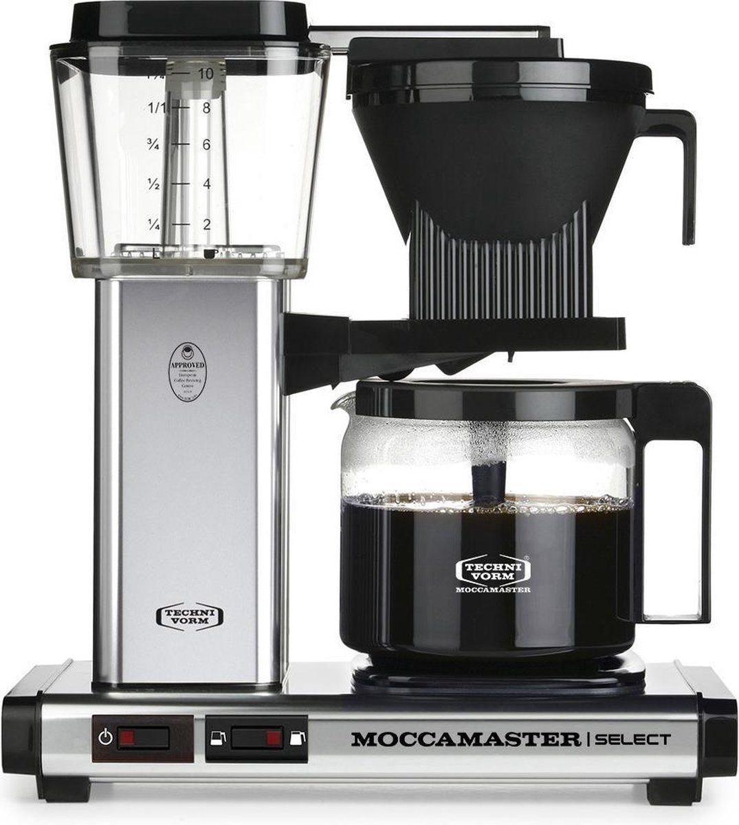 Moccamaster KBG Select - Filterkoffiezetapparaat - Zilver