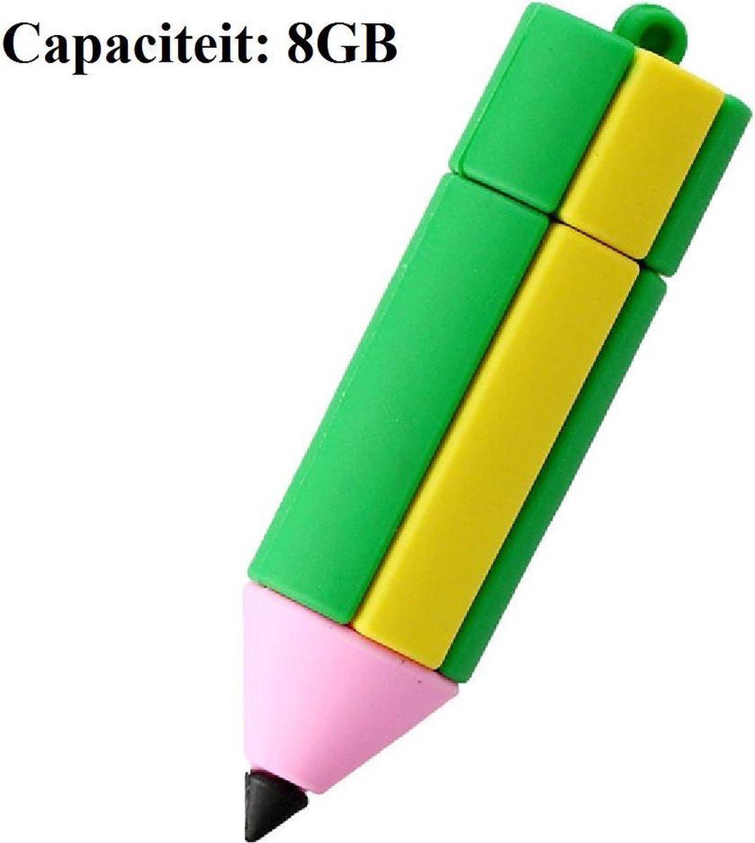 Cartoon Potloodvorm Pendrive - Capaciteit 8GB - Duurzaam - Leuk - makkelijk te gebruiken