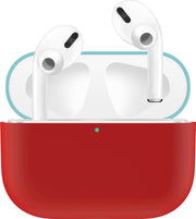 KELERINO. Siliconen Case voor Apple AirPods Pro - Hoesje - Rood / Groen