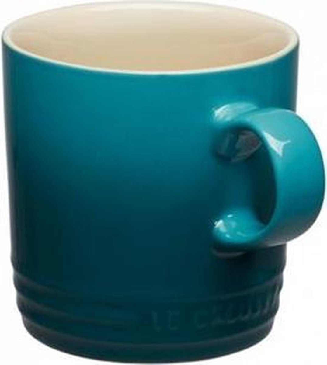 Le Creuset® - beker - Theemok - Koffiemok - Vaatwasserbestendig - Neemt geen geuren en aroma's op - Trendy kleur - Aardewerk - Blauw