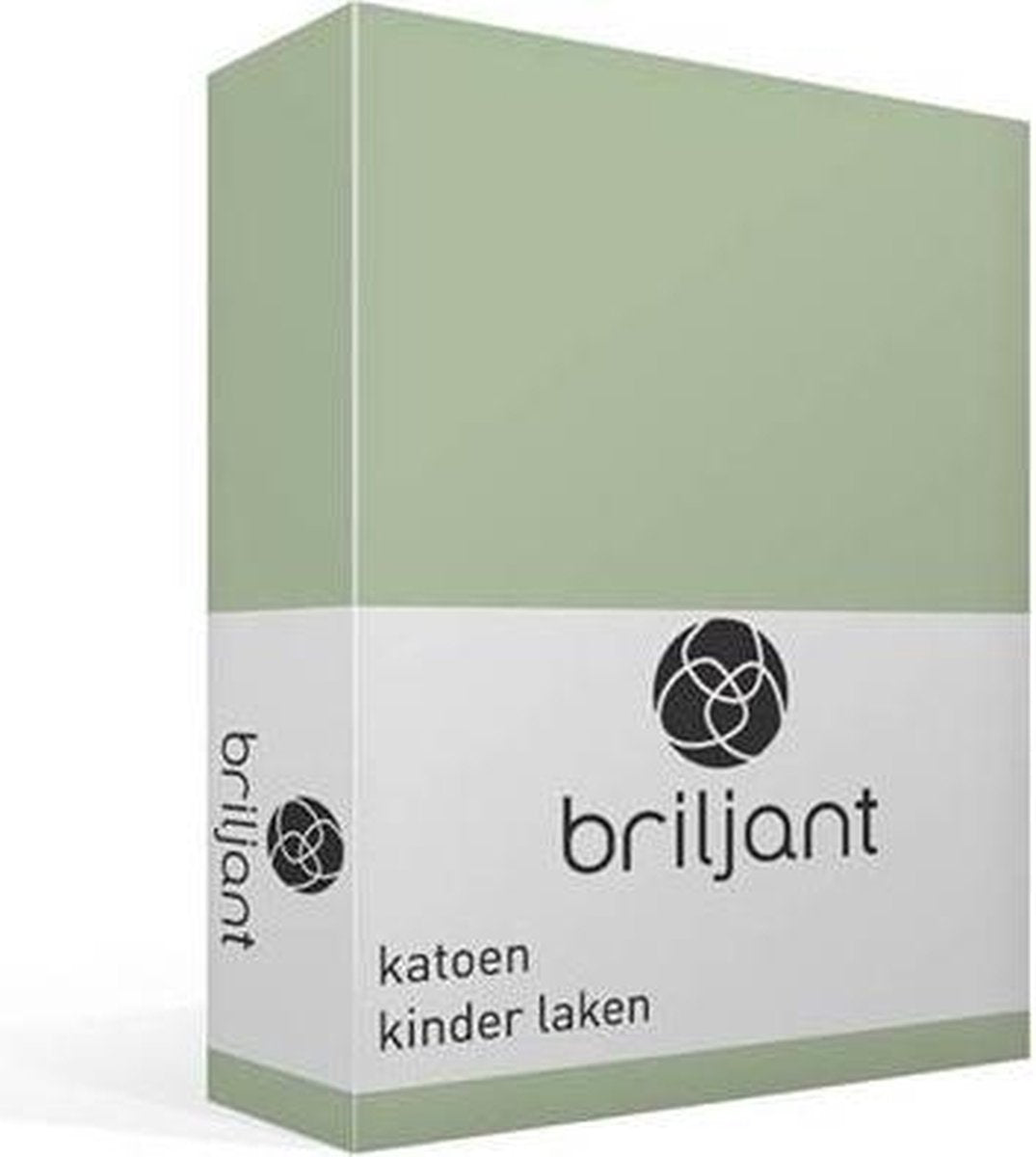 Briljant Baby - Katoen - Kinderlaken - Wiegje - 75x100 cm - Jade