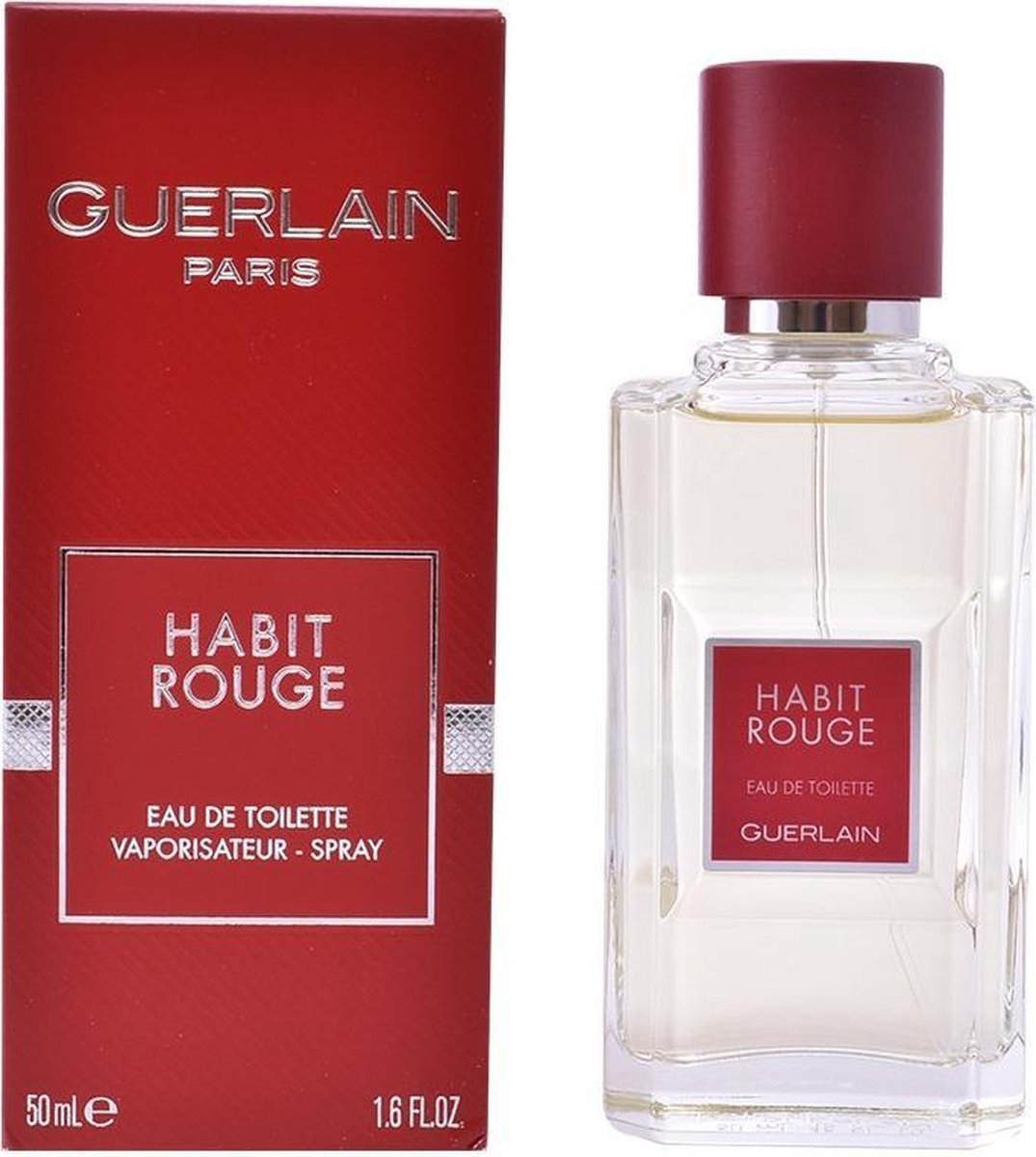 MULTI BUNDEL 2 stuks HABIT ROUGE Eau de Toilette Spray 50 ml