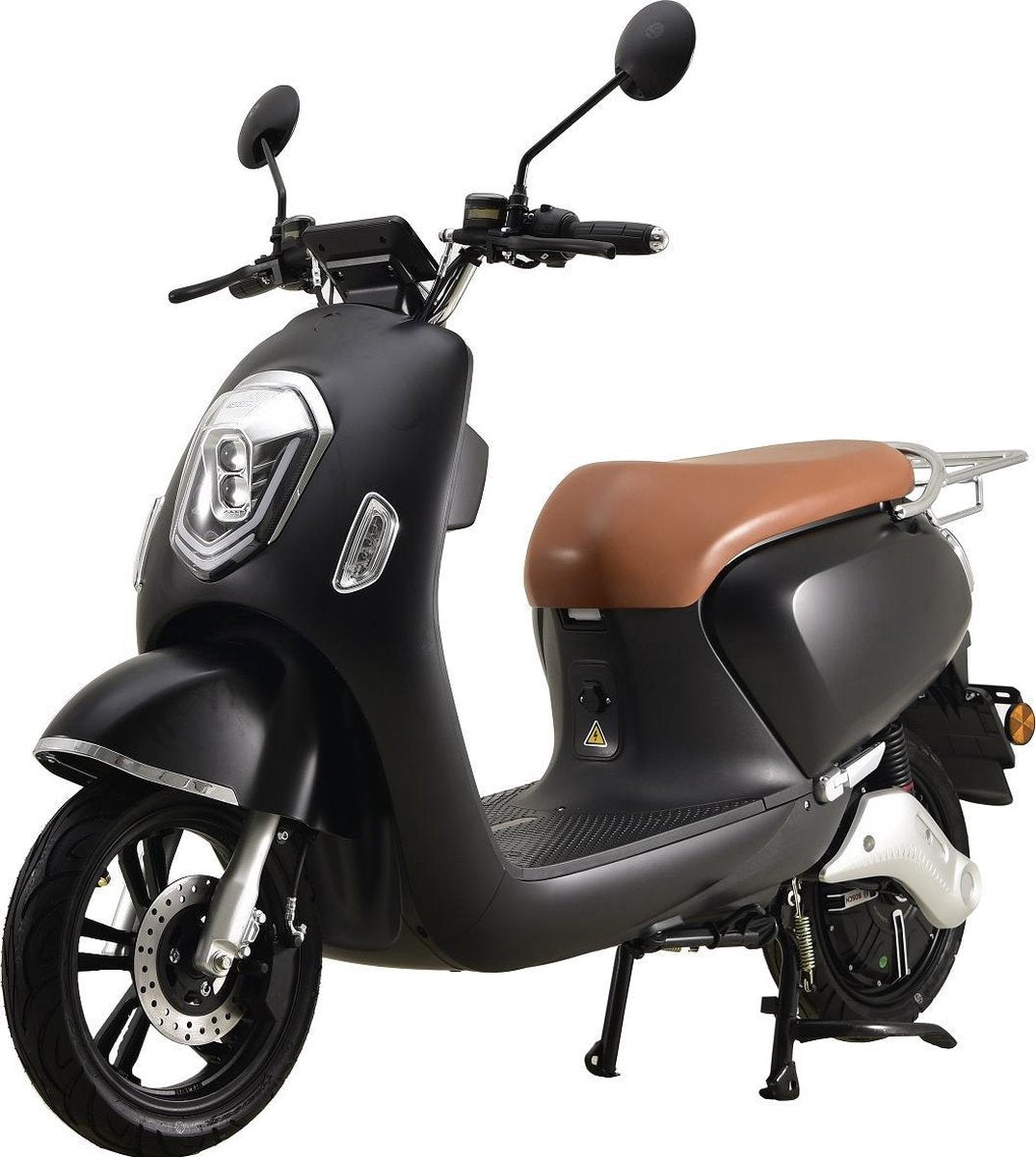 ELEKTRISCHE SCOOTER Q CRYSTAL E-SCOOTER MAT ZWART 3000W BOSCH MOTOR 60V 20AH 25KM (SNOR)