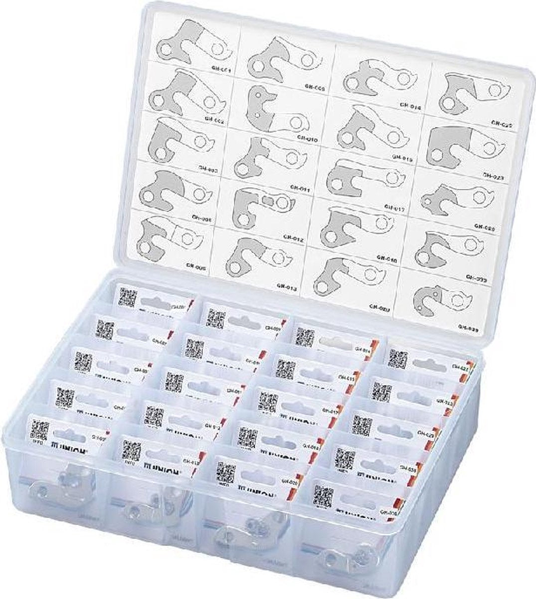 Union Assortimentbox derailleurpadjes top 20