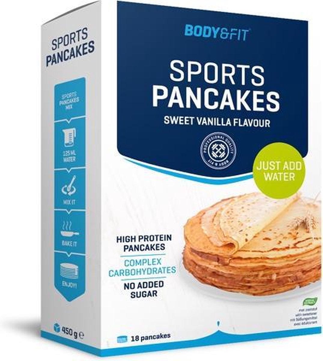 Body & Fit Sports Pancakes - Eiwitrijke pannenkoeken - Sweet Vanilla