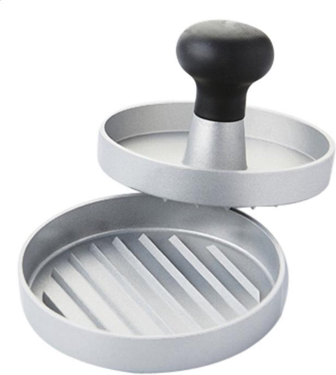Point-Virgule Hamburgerpers - Met Groefjes - Voor 1 Burger - Ø 11.5cm