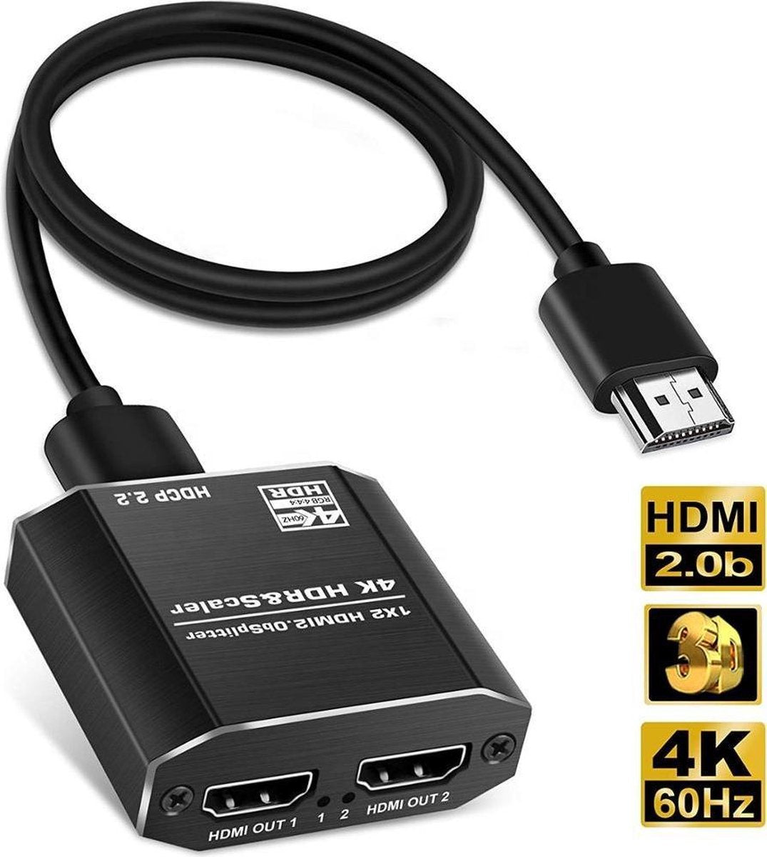 NÖRDIC SGM-151 HDMI splitter 1 naar 2