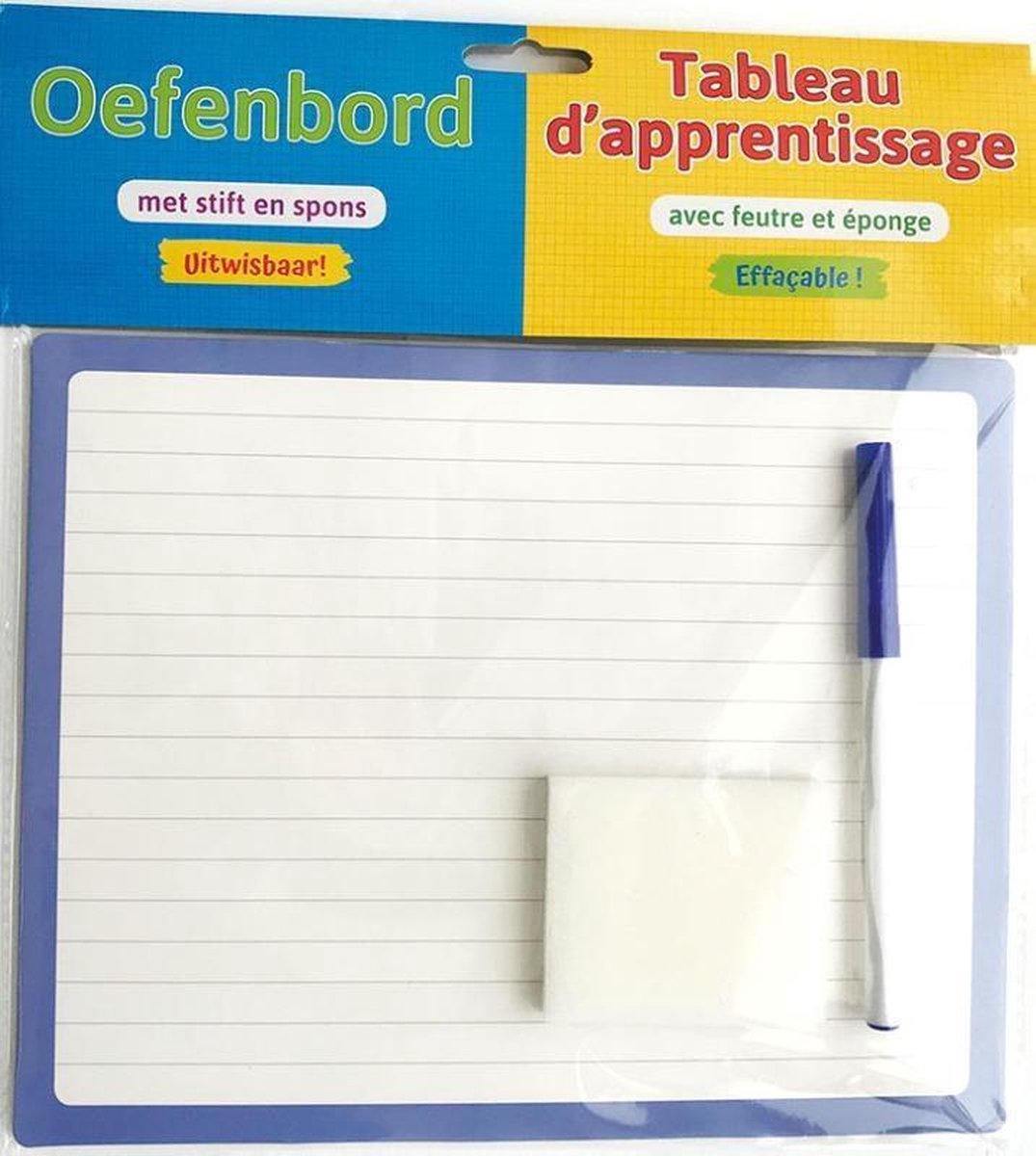 Deltas Oefenbord Met Stift En Spons 26 X 28 Cm