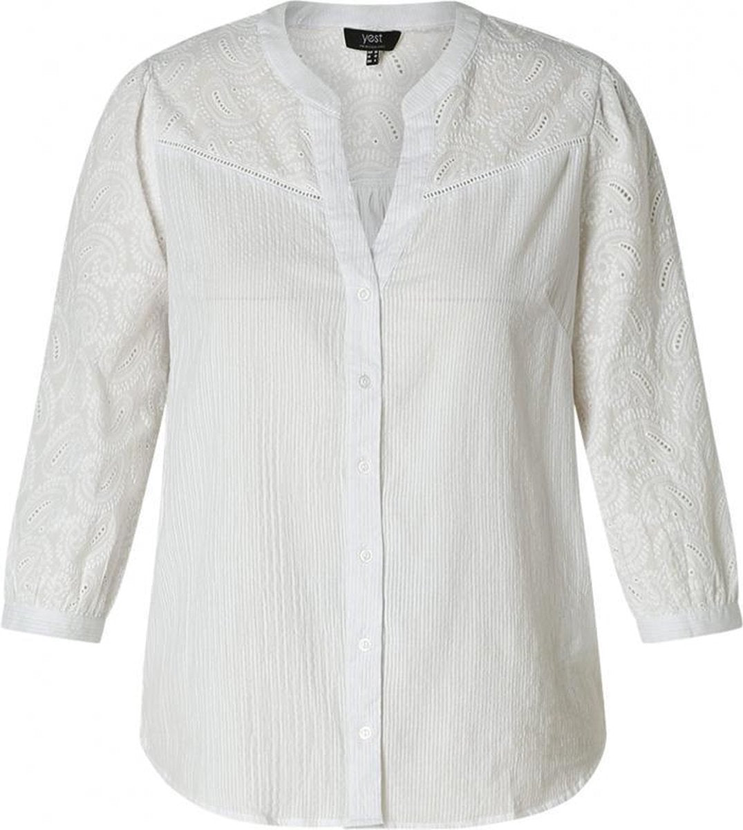 YEST Giorgia Blouse - White - maat 44