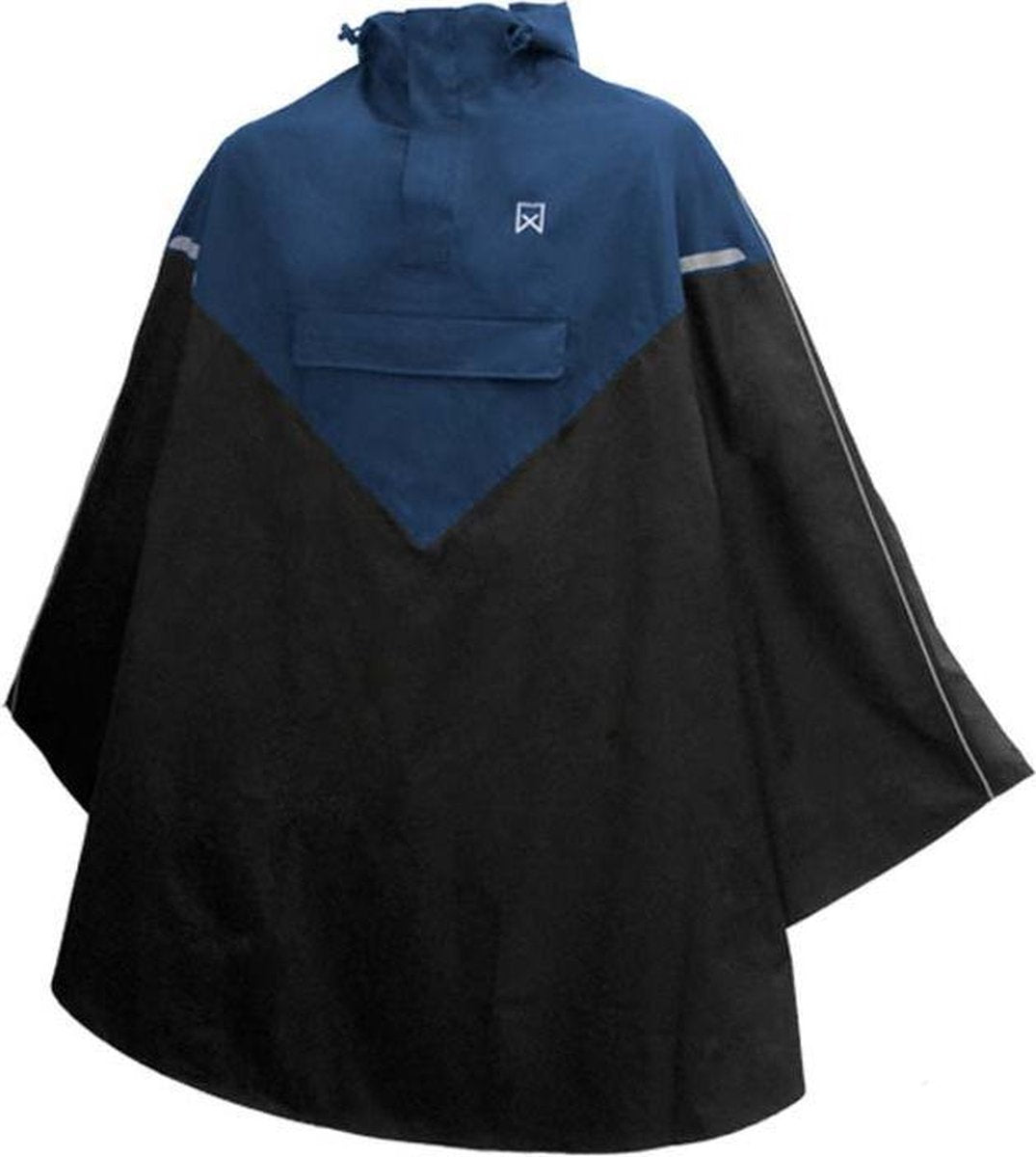 Willex Poncho Marineblauw/Zwart - S/M