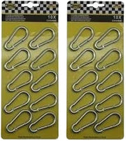 2x Karabijnhaken klein 10 stuks - carabiners / festonhaak