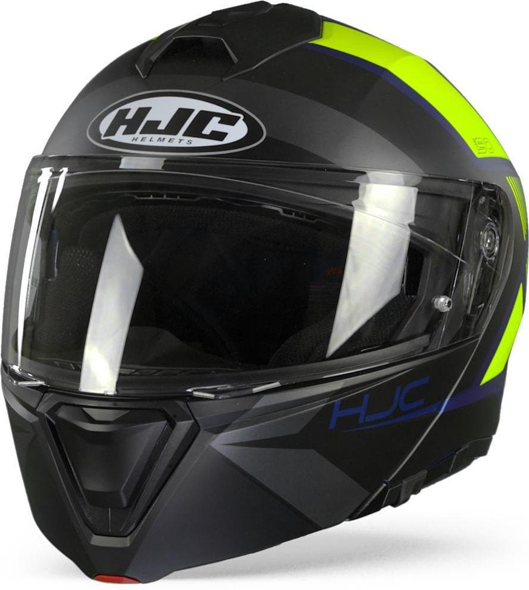 HJC I90 HOLLEN Zwart Systeemhelm - Motorhelm  - Maat S