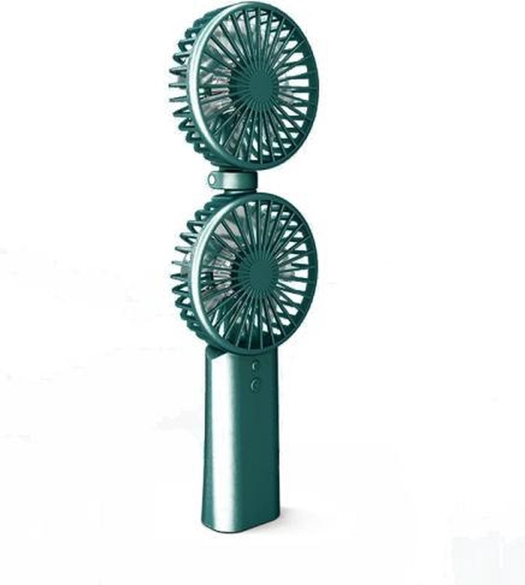 Draagbare handheld ventilator kantoor desktop multifunctionele opvouwbare dubbele kleine ventilator