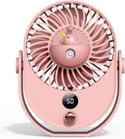 Desktop Spray Fan Cute Pet Add Water Silent Fan
