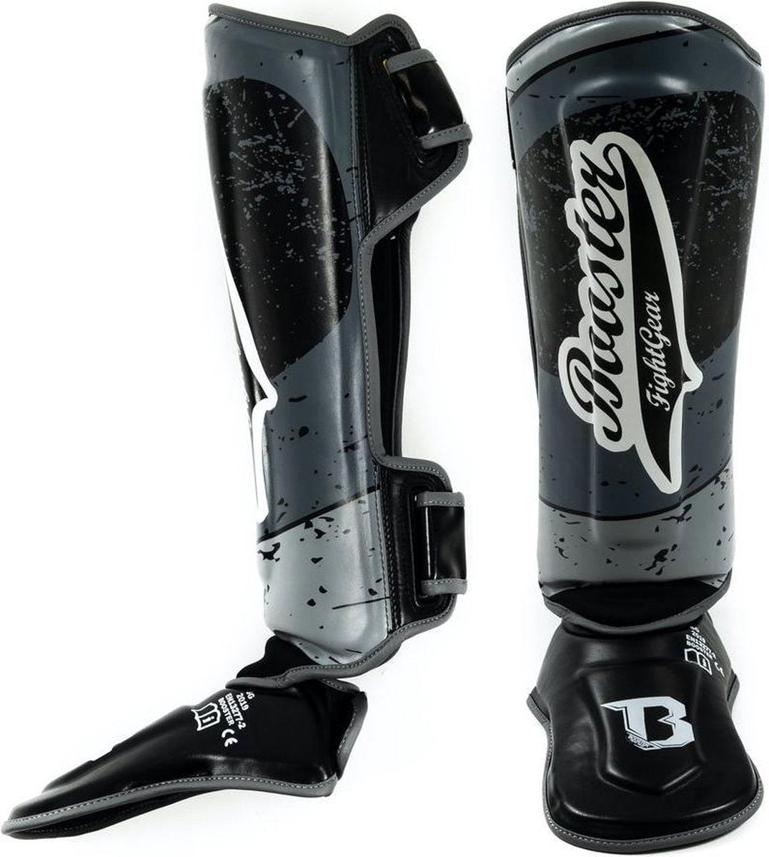 Booster Scheenbeschermers Vortex 2 - Grijs/Zwart - L