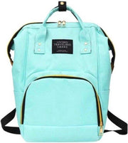 Luiertas rugzak- Turquoise- Verzorgingstas- Babytas- Luierrugzak- Luiertas- Als rugzak