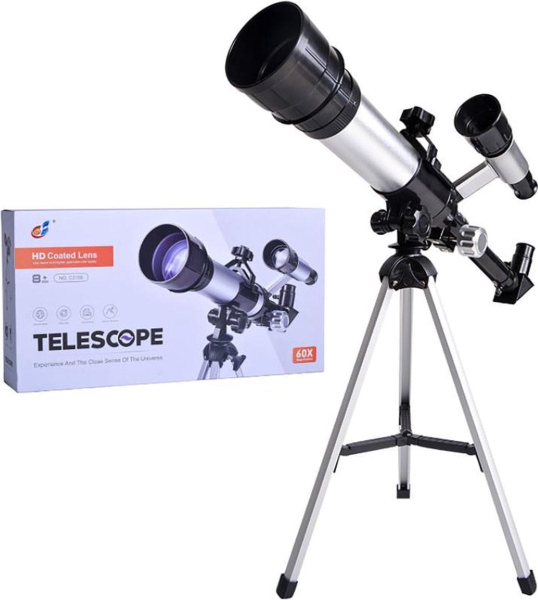 Dakta® Professionele Astronomische Telescoop | Sterrenkijker | Kinderen | Onderwijs | Wetenschap | Ruimte Observatie Astronomie | met Statief