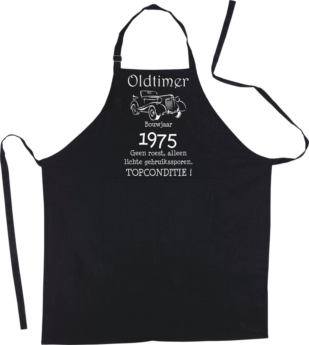 Mijncadeautje Luxe Keukenschort Oldtimer 1975