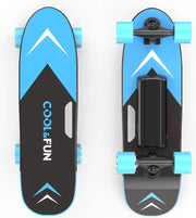 Elektrisch Skateboard met afstandsbediening - 150W - 12-15 km/u - Blauw