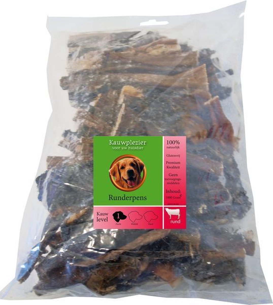 Fresh4pets : Runderpensstaafjes 1kg