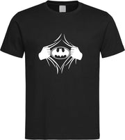 Zwart Tshirt met  " BadMan " print Wit size XXL