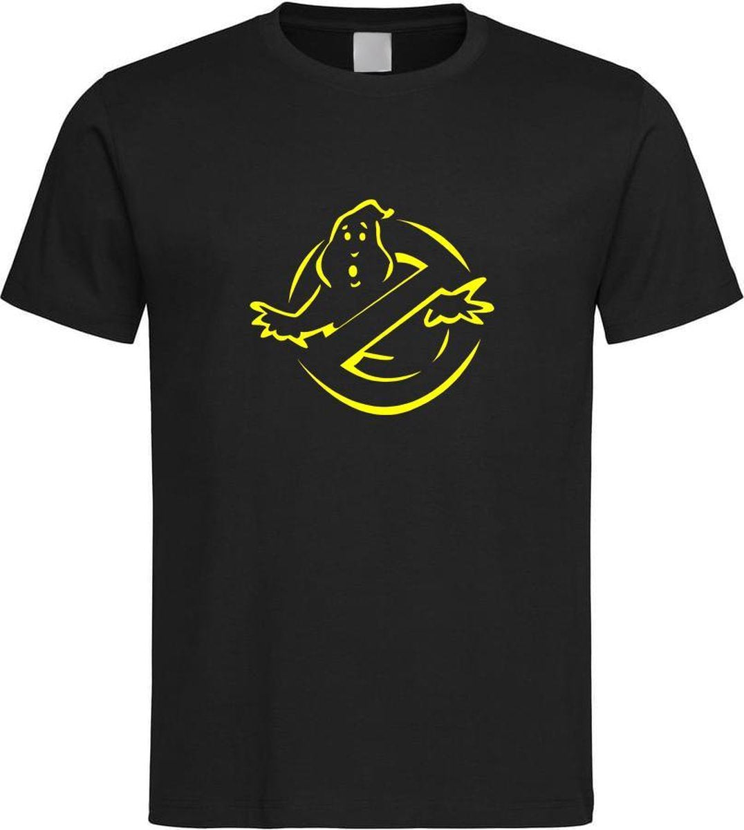 Zwart T-shirt met Gele “ Ghostbusters “ print maat XXXXL