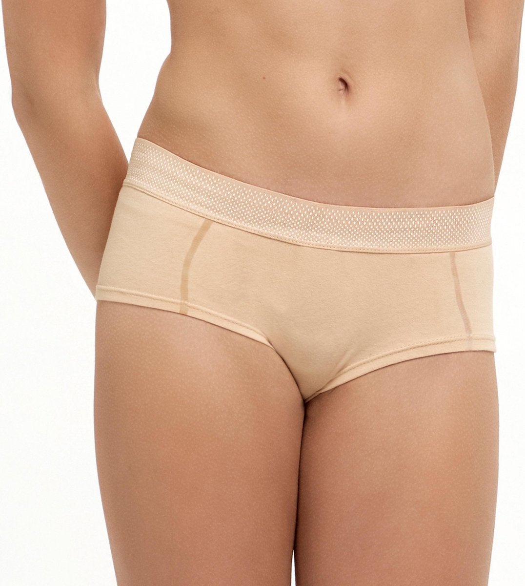 Boobs & Bloomers Anny Meisjes Boxer - Poeder - Maat XXS