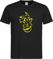 Zwart T-shirt  'Pikachu met Pokeball'  Geel maat XXL