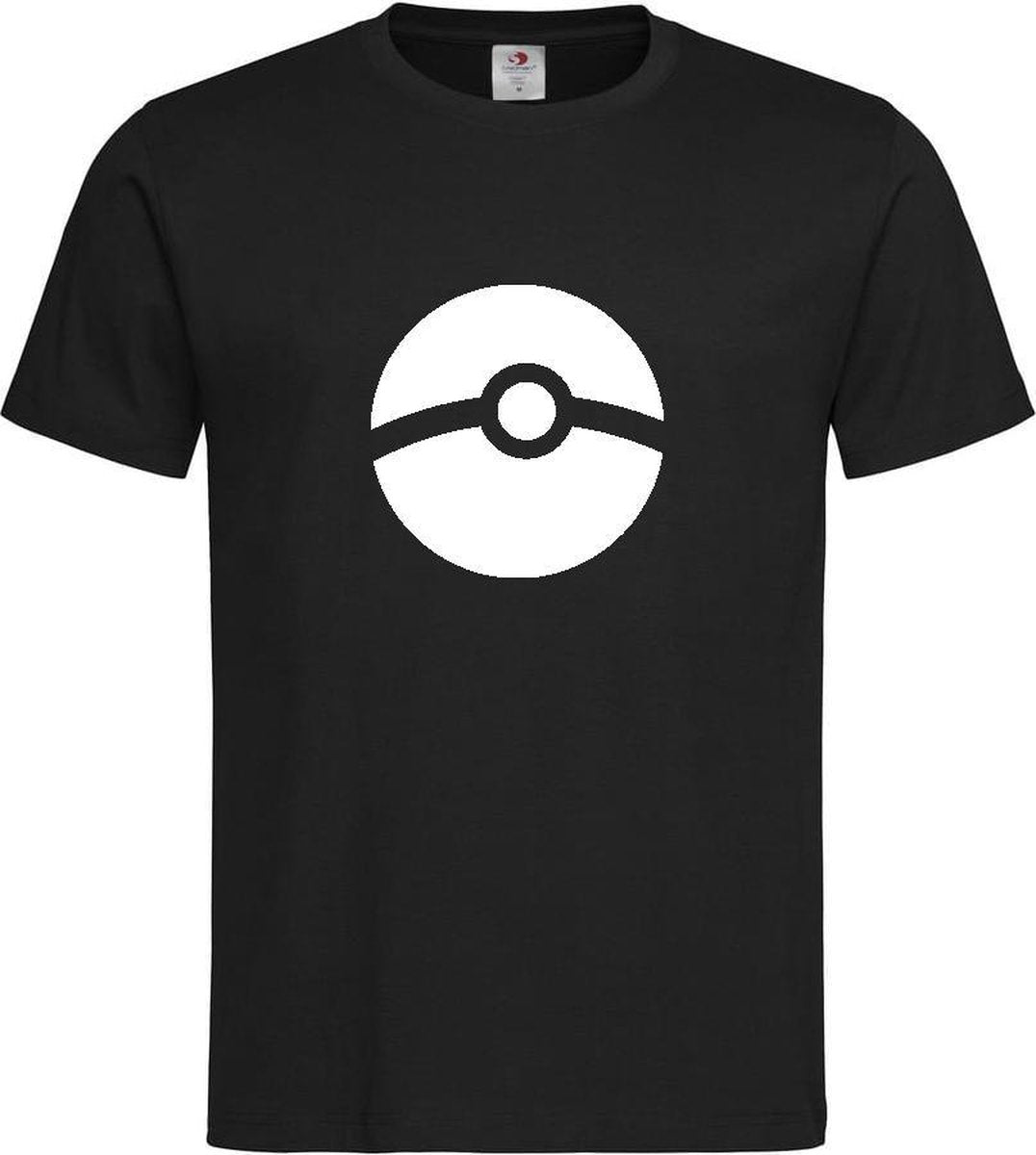 Zwart T-shirt Pokémon ' Pokéball ' Wit maat XL