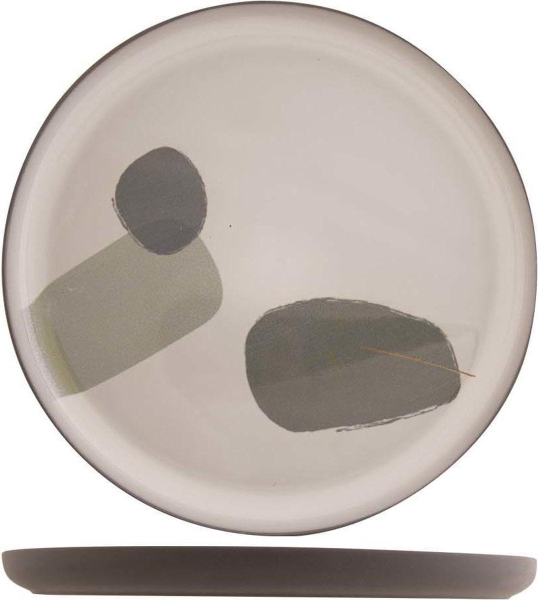 Pennello-Green - Dessertbord - D21cm - Porselein - (set van 6)