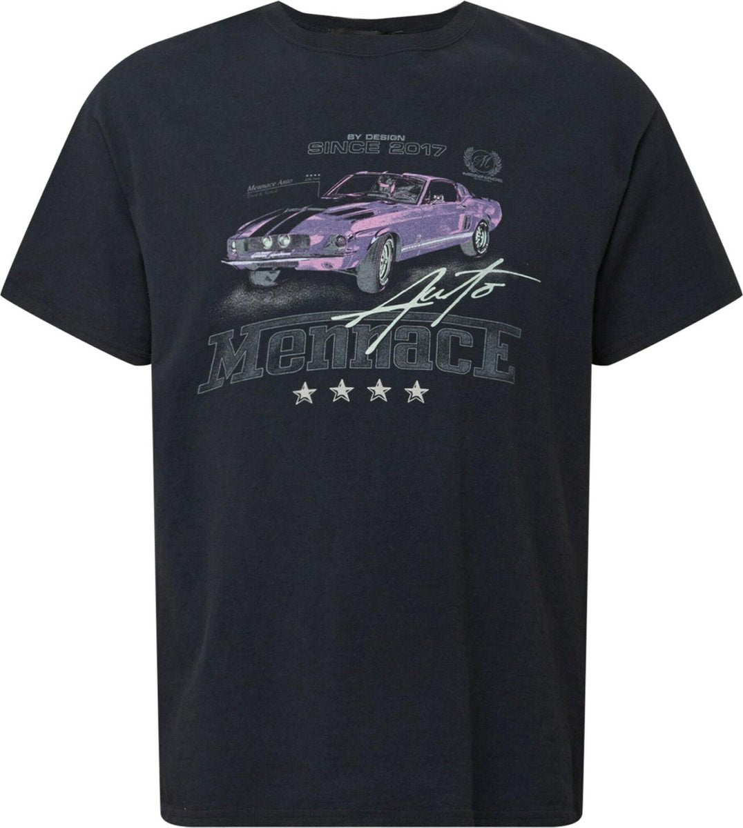 Mennace shirt on the run Lichtgrijs-Xl