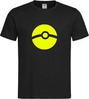 Zwart T-shirt Pokémon ' Pokéball ' Geel maat M
