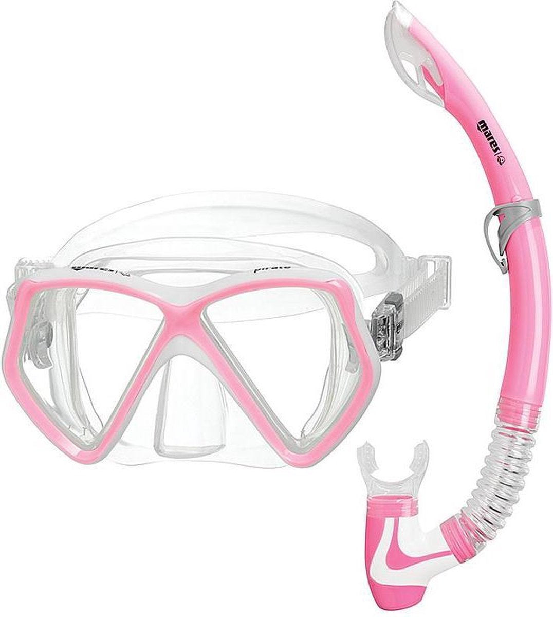 Snorkelset Mares Pirate kids Roze