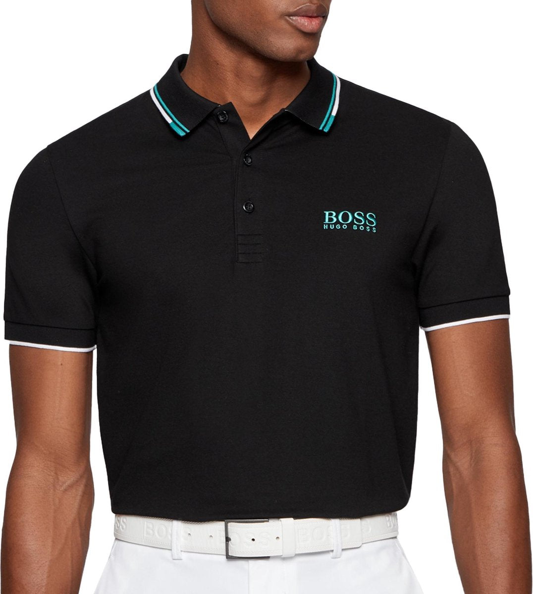 Hugo Boss Heren Polo - Paddy Pro- Zwart - M