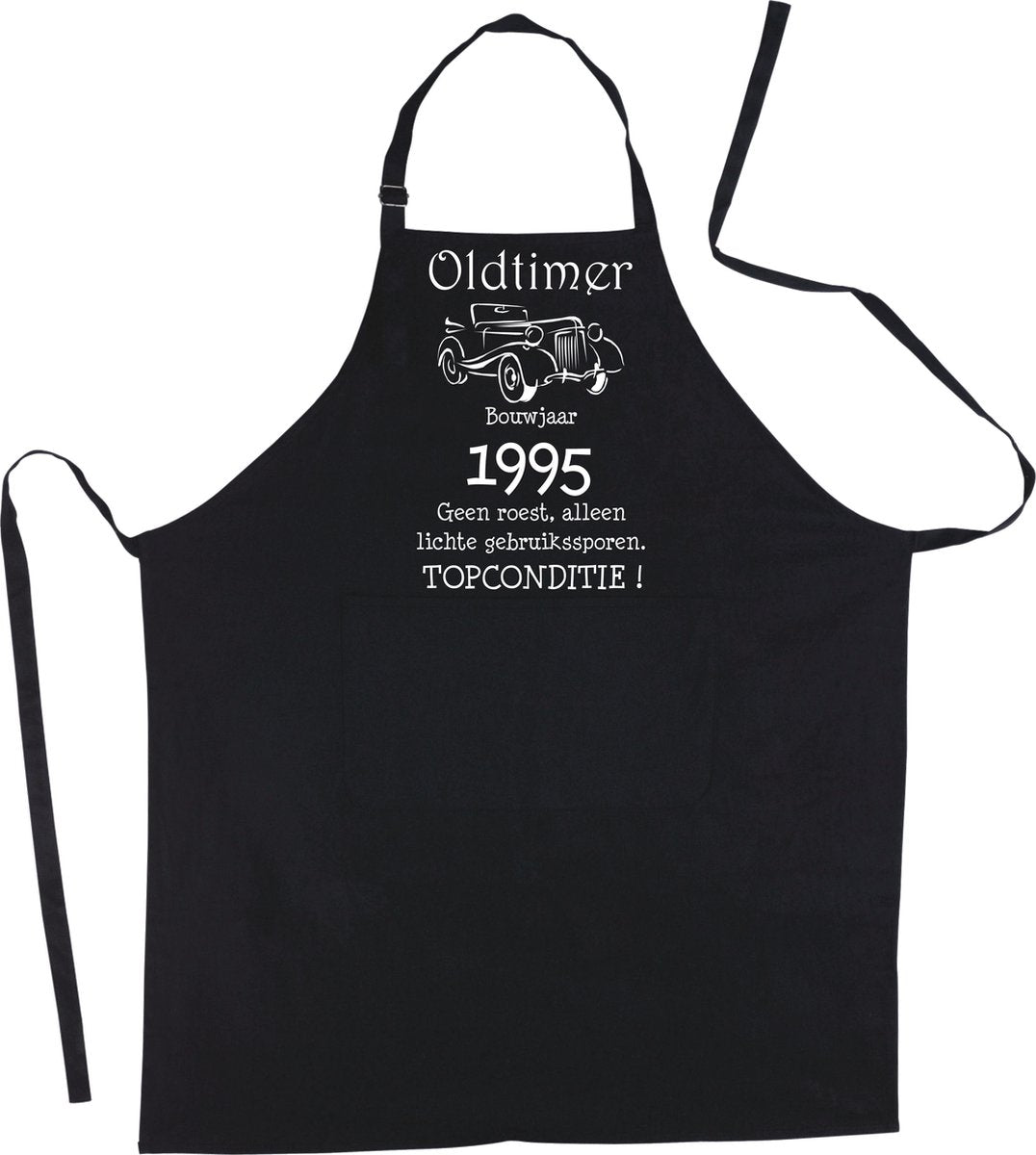 Mijncadeautje Luxe Keukenschort Oldtimer 1995