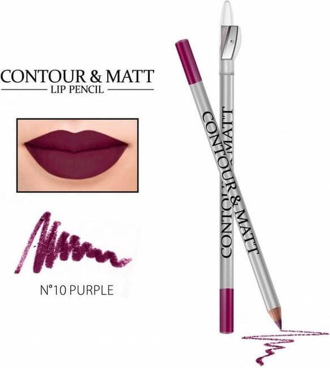 REVERS® Contour & Matt Lip Pencil #10 Purple