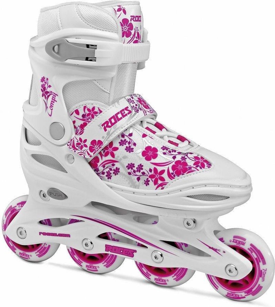 ROCES Inlineskates Kinderen COMPY 8.0 - Wit/Violet 38-41