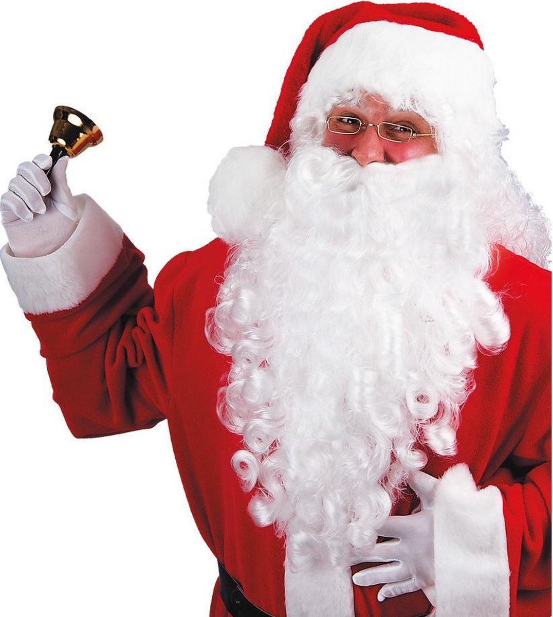 Carnival Toys Baard Santa Heren 50 Cm Synthetisch Wit