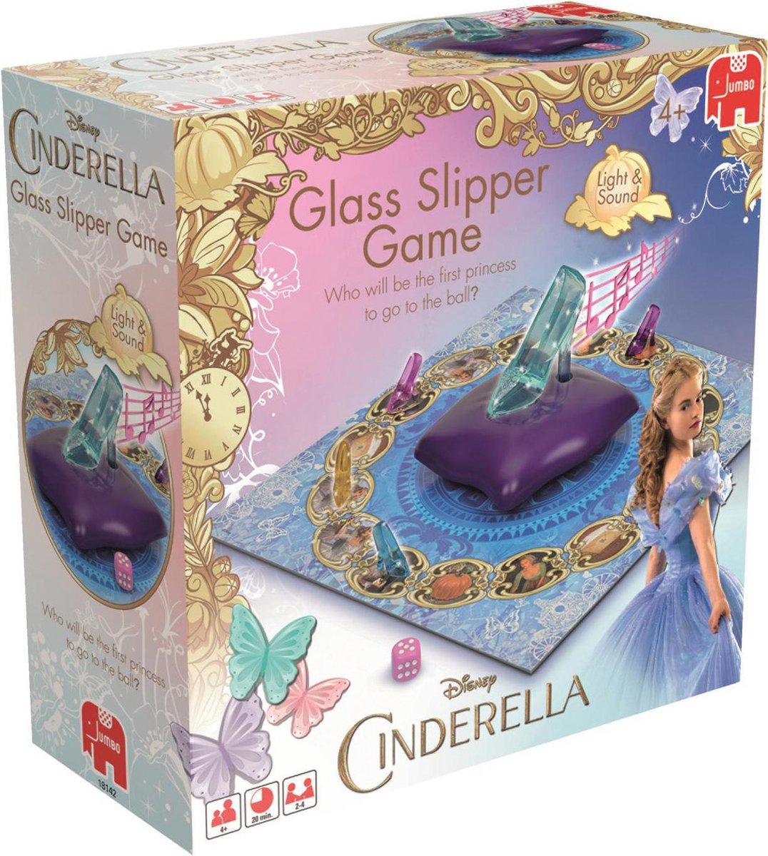Disney prinses Assepoester spel - Cinderella Glass Slipper Game