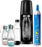 SodaStream Spirit Megapack - My Only Bottles - Family pack - incl. 3+1 flessen - Pink Blush & Icy Blue