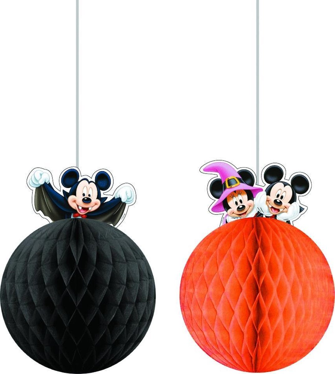 Procos Honingraatdecoratie Mickey Oranje/zwart 23 X 16 Cm