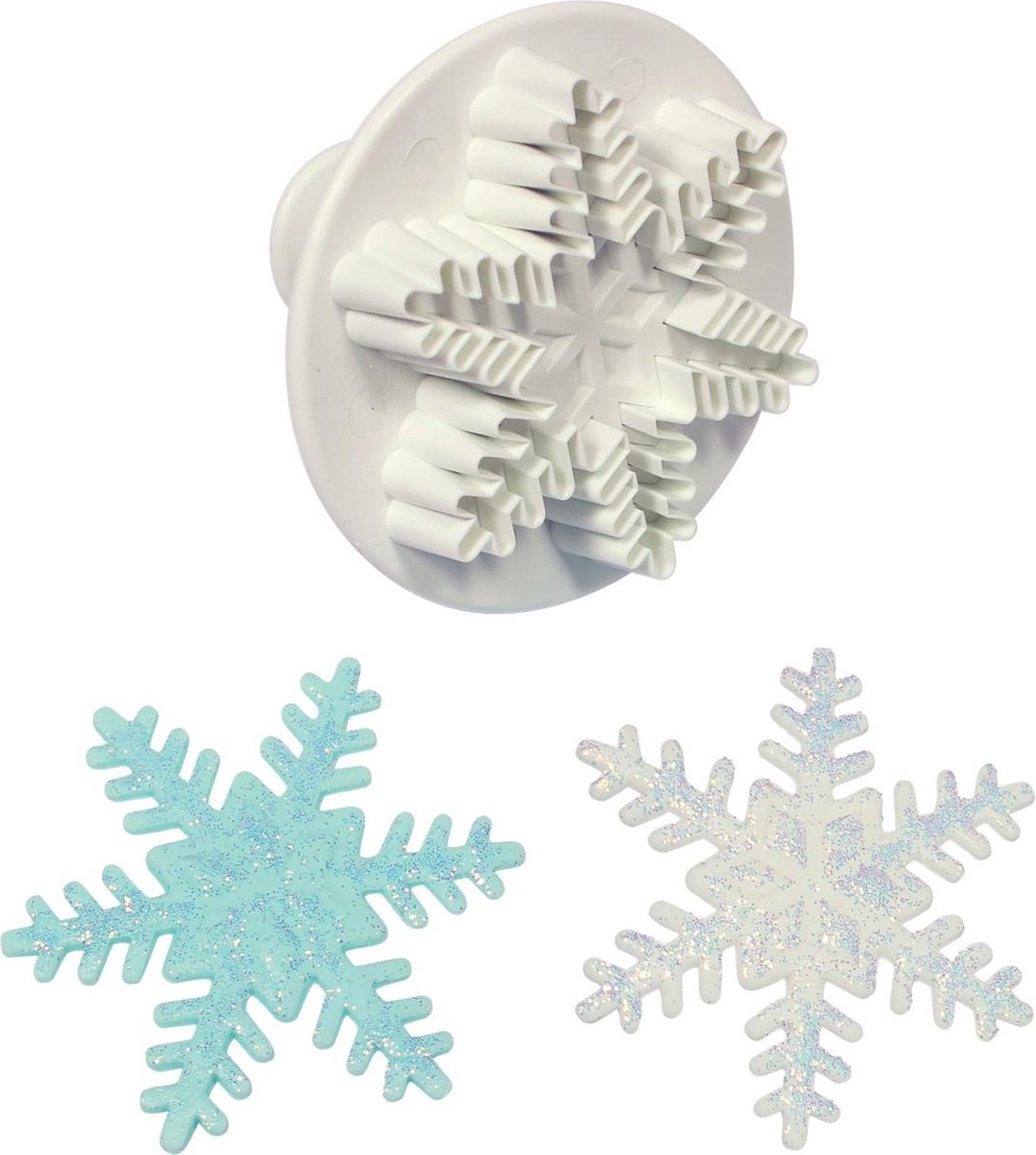 Plunger cutter - sneeuwvlok large - PME Arts&Crafts
