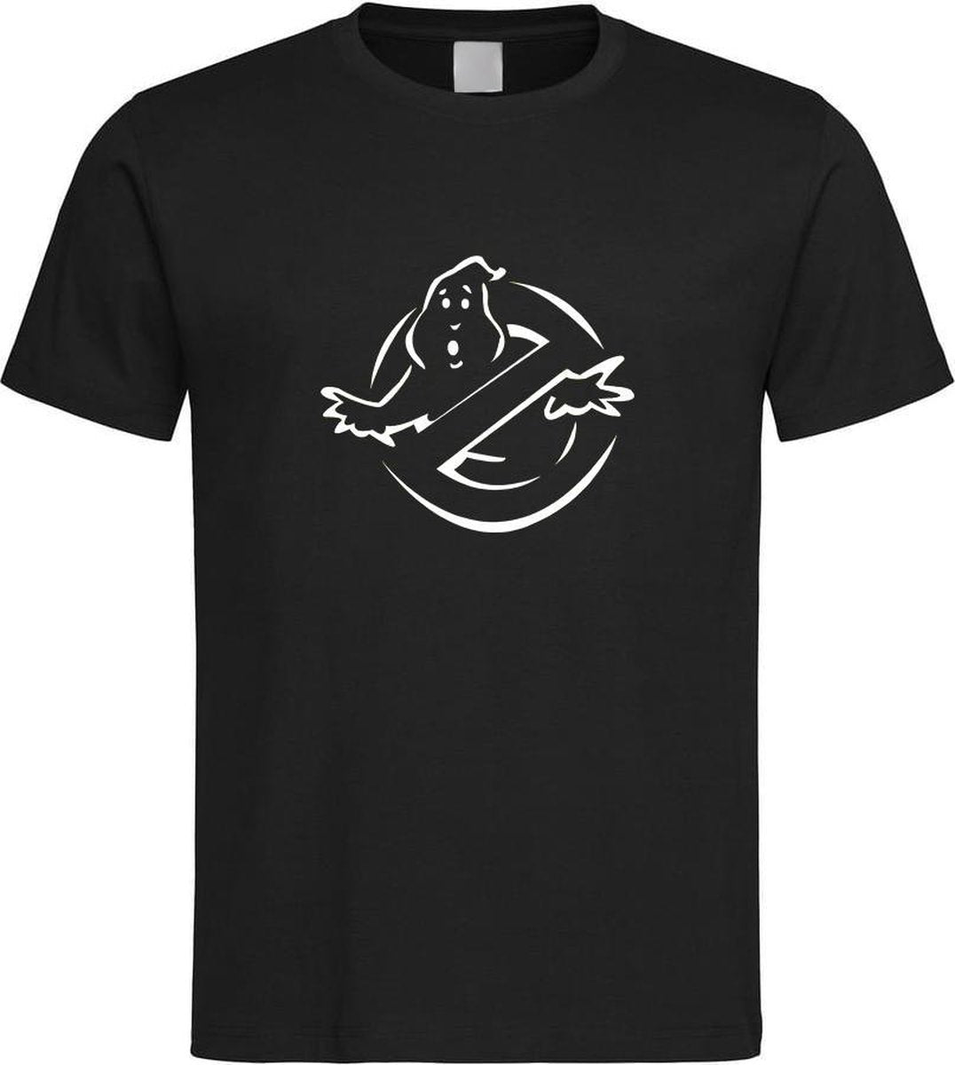 Zwart T-shirt met Witte “ Ghostbusters “ print maat L