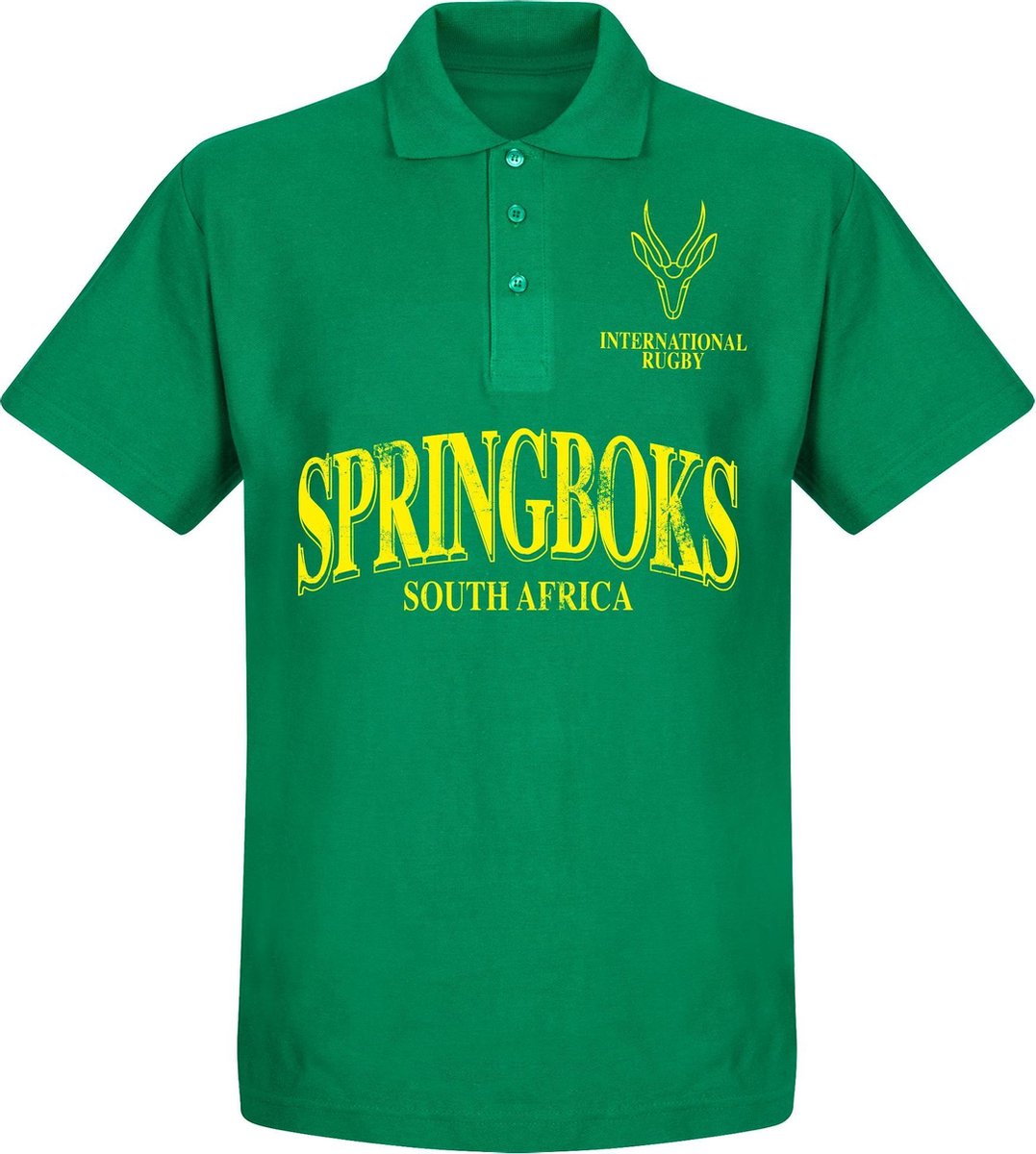 Zuid Afrika Springboks Rugby Polo - Groen - M