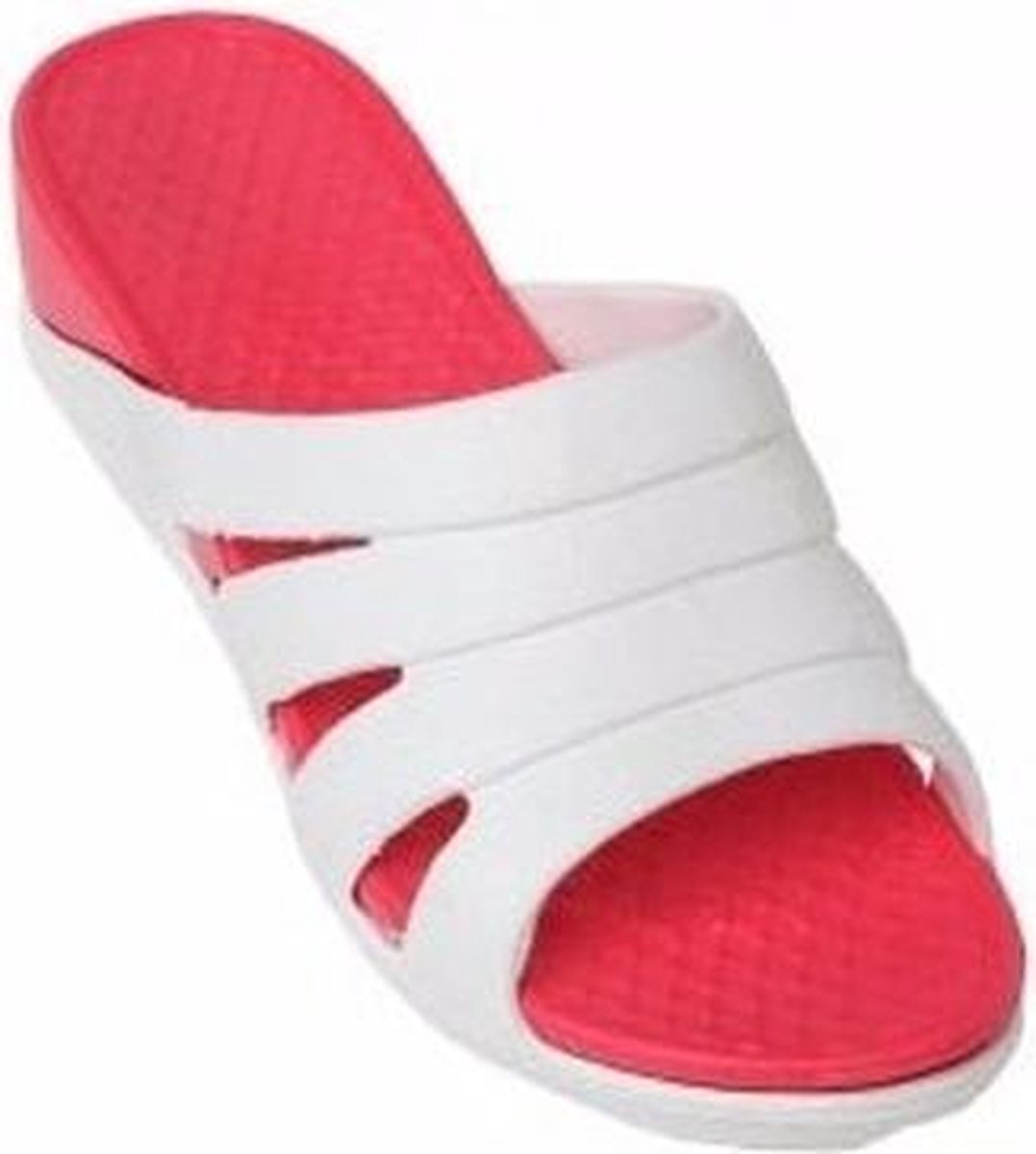Dames zwembad/sauna slippers rood 40